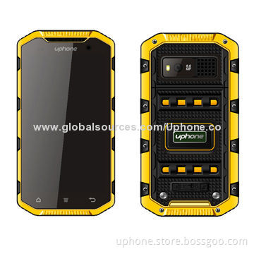 3G Three-proof Phone with IP68, Quad Core, 5.0" HD, 1G+4G, 2.0+8.0MP, GPS, PTT